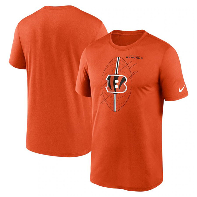 Men's Orange Cincinnati Bengals Legend Icon Performance T-Shirt